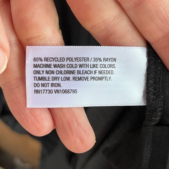 A New Day Black Pleated Sleeveless Midi Dress Size XXL. NEW - Picture 7 of 7